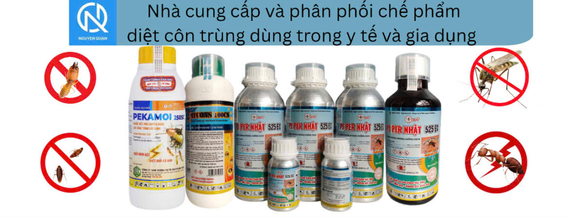 Các loại thuốc diệt muỗi được Bộ Y tế cấp phép và đang có tại Nguyễn Quân TST
