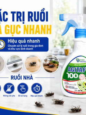 Bình xịt sẵn diệt ruồi AGITAFLY 100 không cần pha loãng